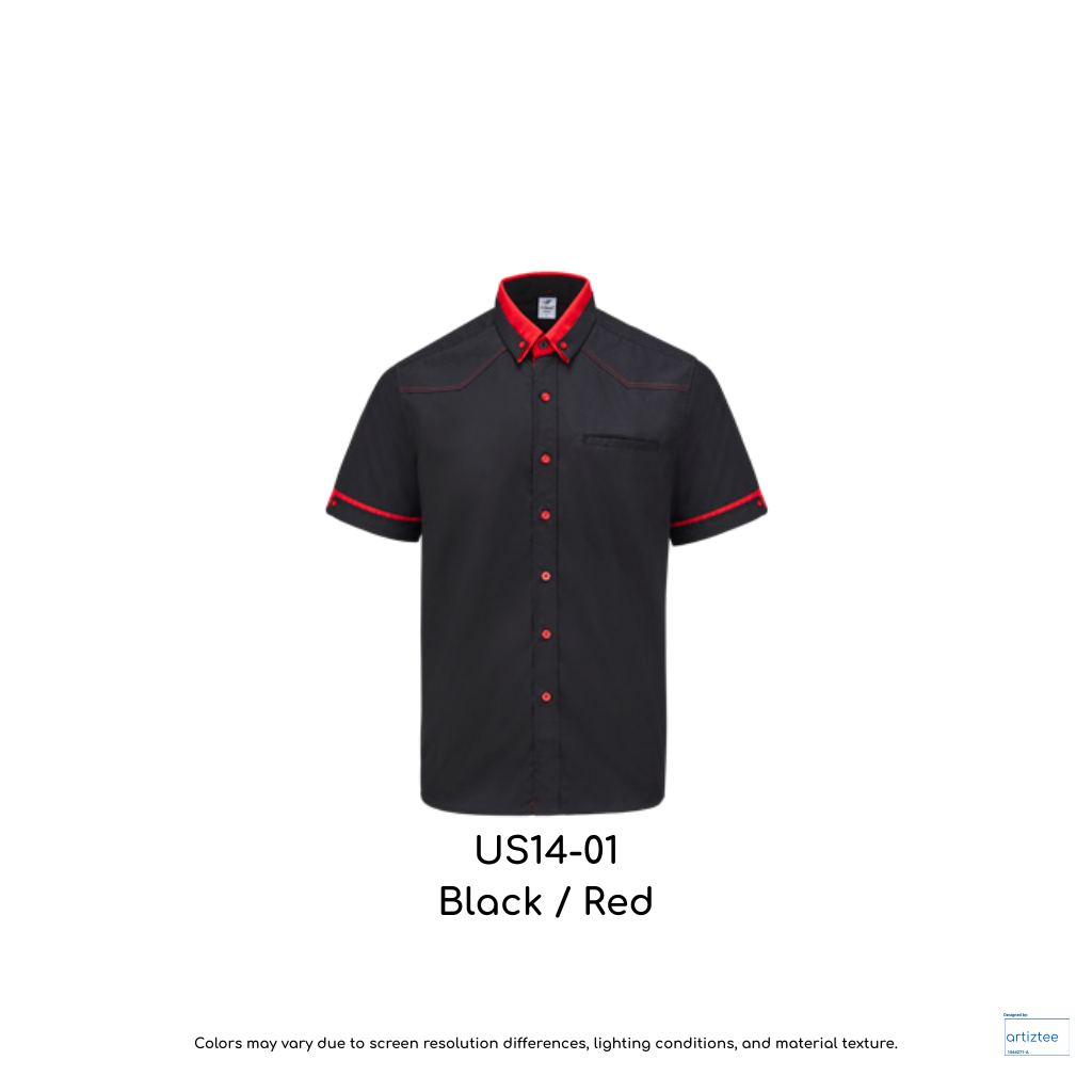F1 Uniform Sense 14 Smartwear US1400 US14 01 Black Red 190gsm | Artiztee
