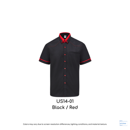 F1 Uniform Sense 14 Smartwear US1400 US14 01 Black Red 190gsm | Artiztee