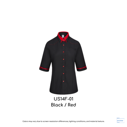 F1 Uniform Sense 14 Smartwear US1400 US14F 01 Black Red 190gsm | Artiztee