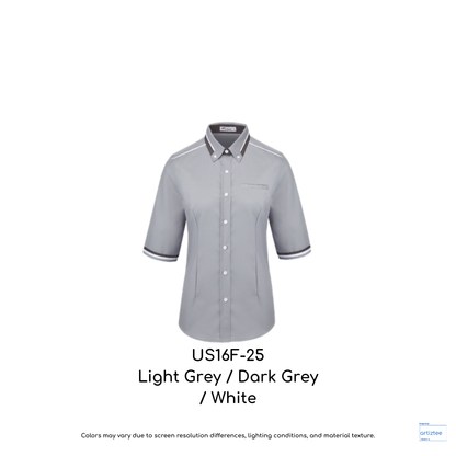 F1 Uniform Sense 16 Smartwear US1600 US16F 25 Light Grey Dark Grey White 190gsm