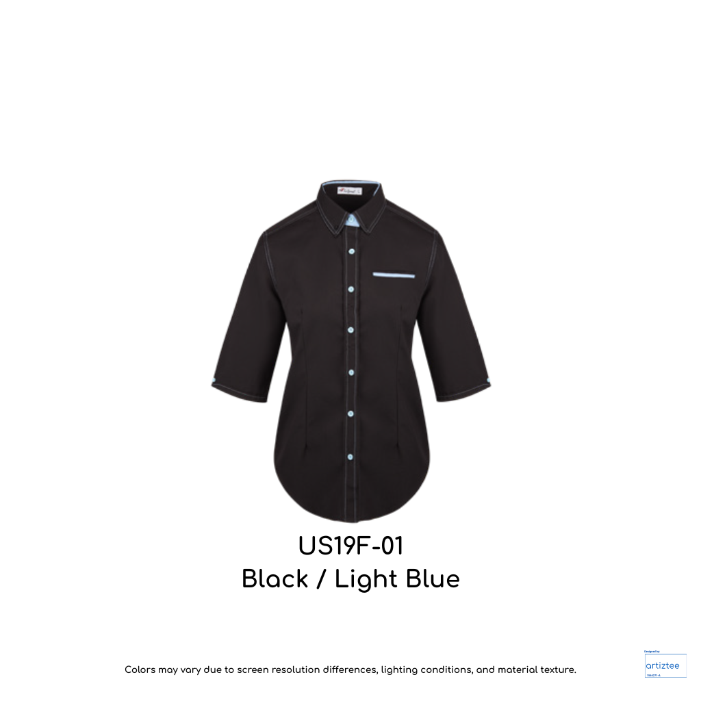 F1 Uniform Sense 19 Smartwear Unisex Female Black Light Blue US19F-01