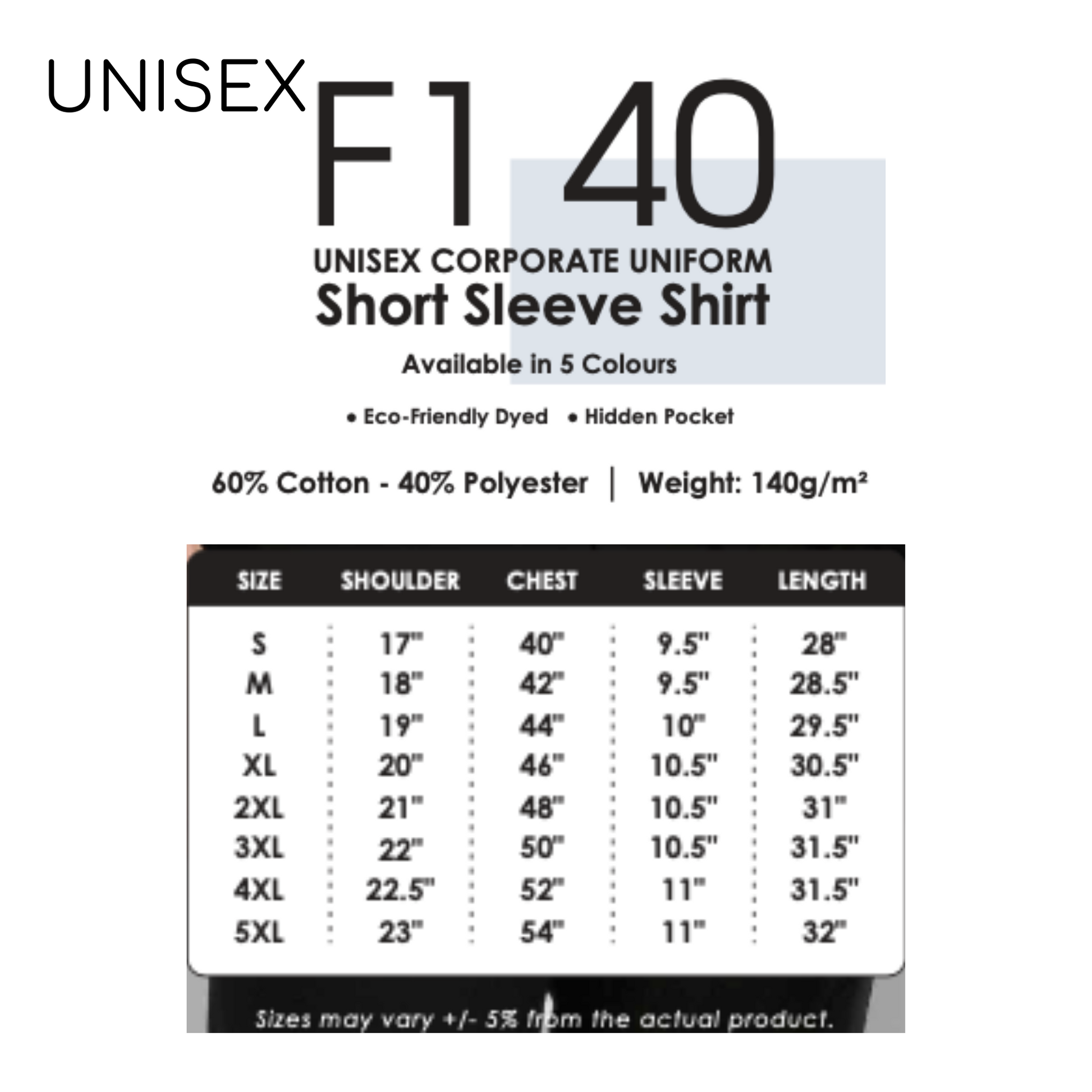 f140-custom-uniform-corporate-unisex-size-chart