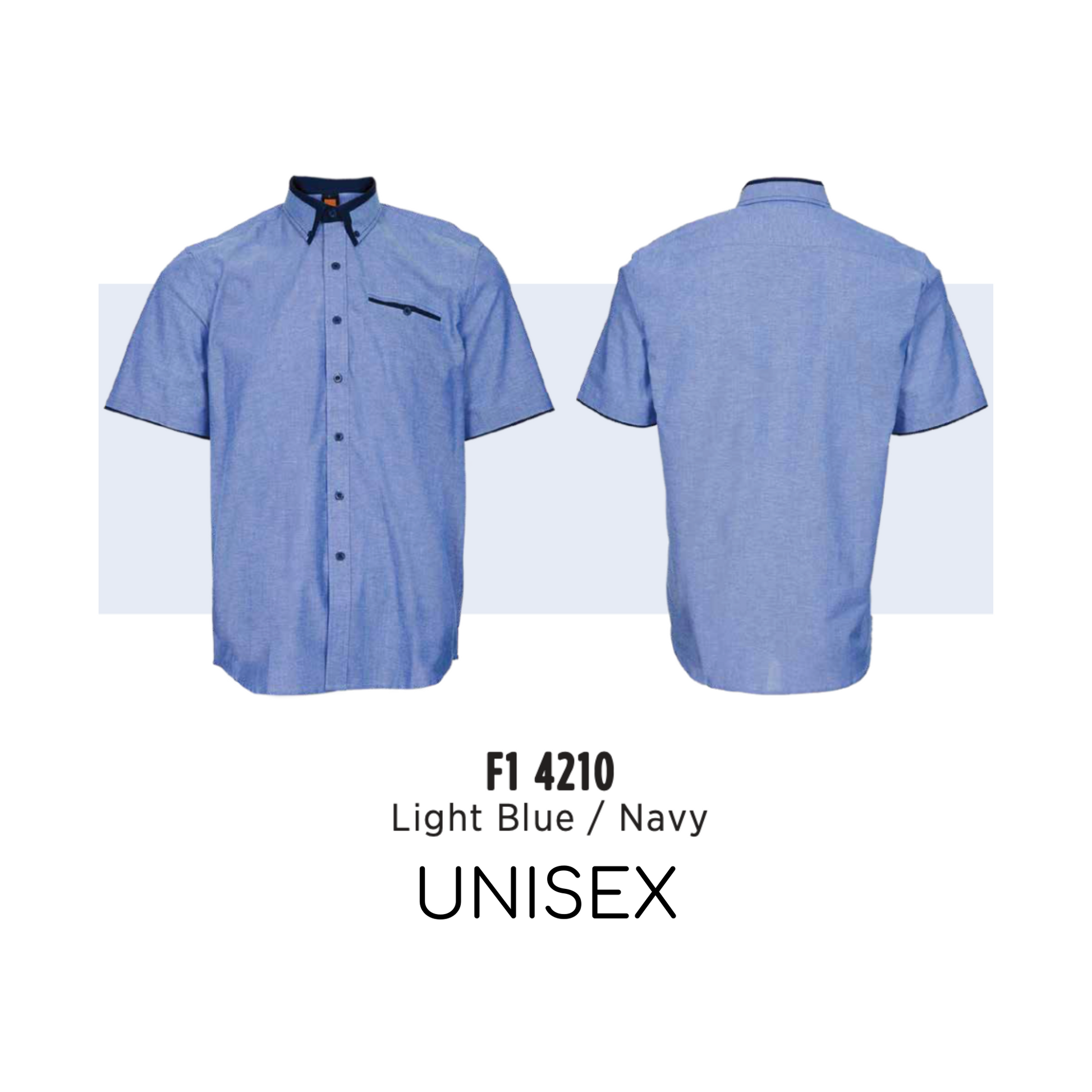 f14210-custom-uniform-unisex-corporate-short-sleeve-plain-light-blue-navy