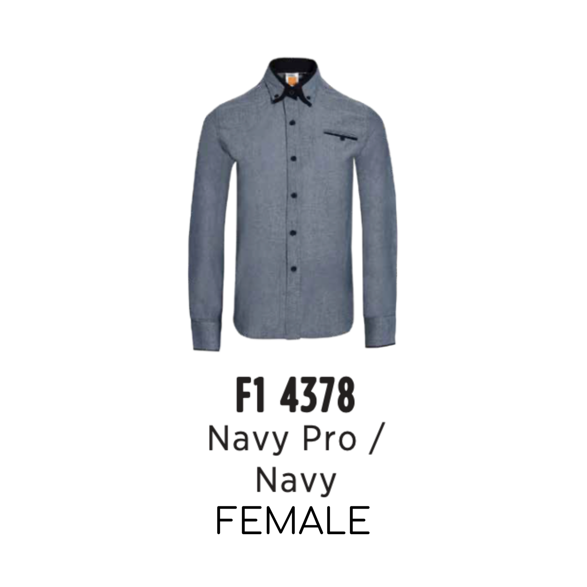 f14378-custom-uniform-female-corporate-long-sleeve-plain-navy-pro-navy