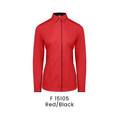 F 15105 Red/Black - F151 corporate uniform shirt