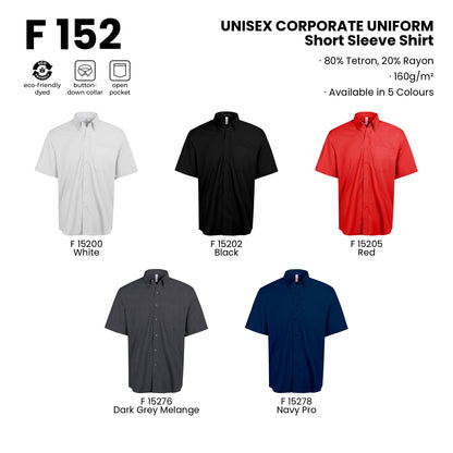 F152 product details - fabric, features and all 5 colours