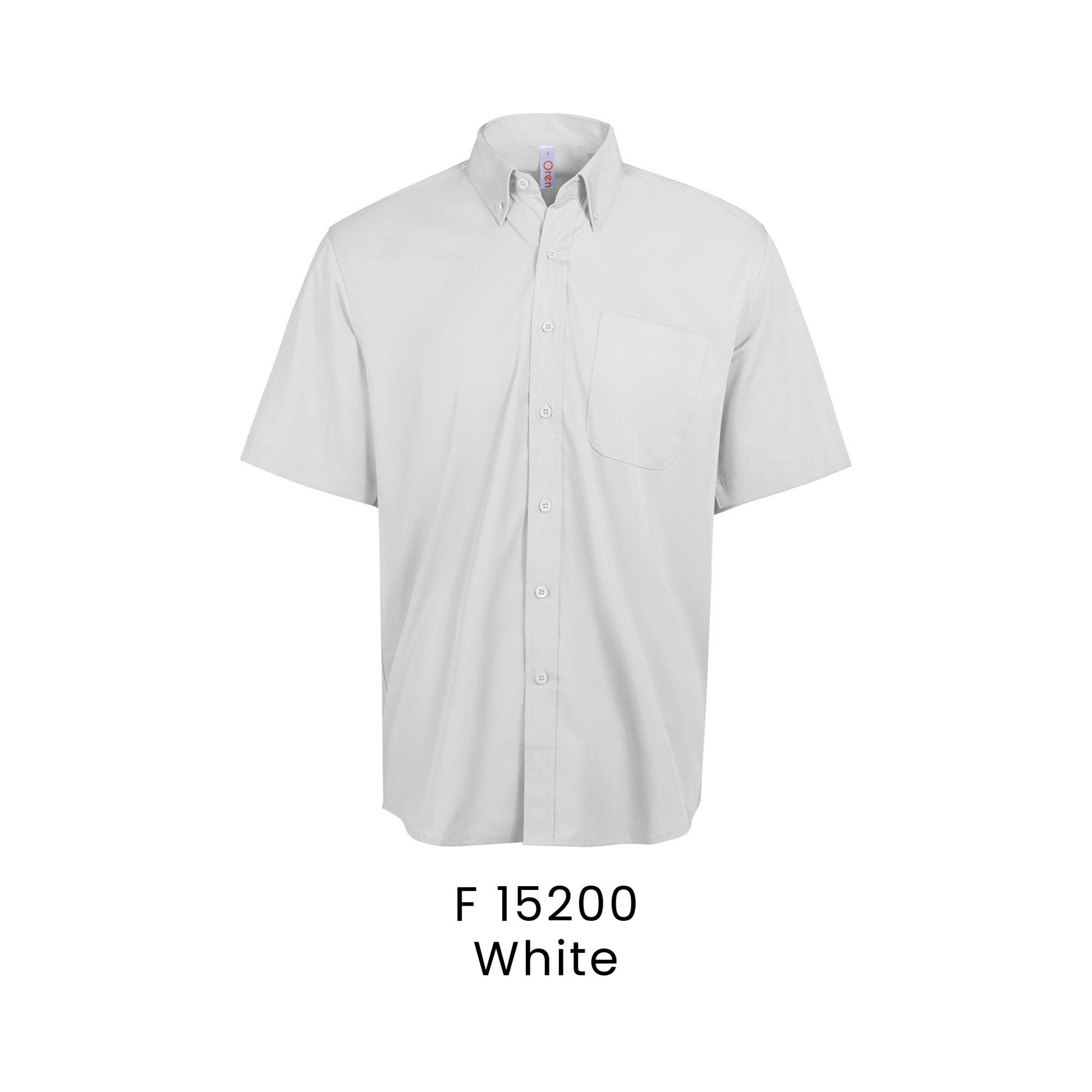 F 15200 White - F152 corporate uniform shirt