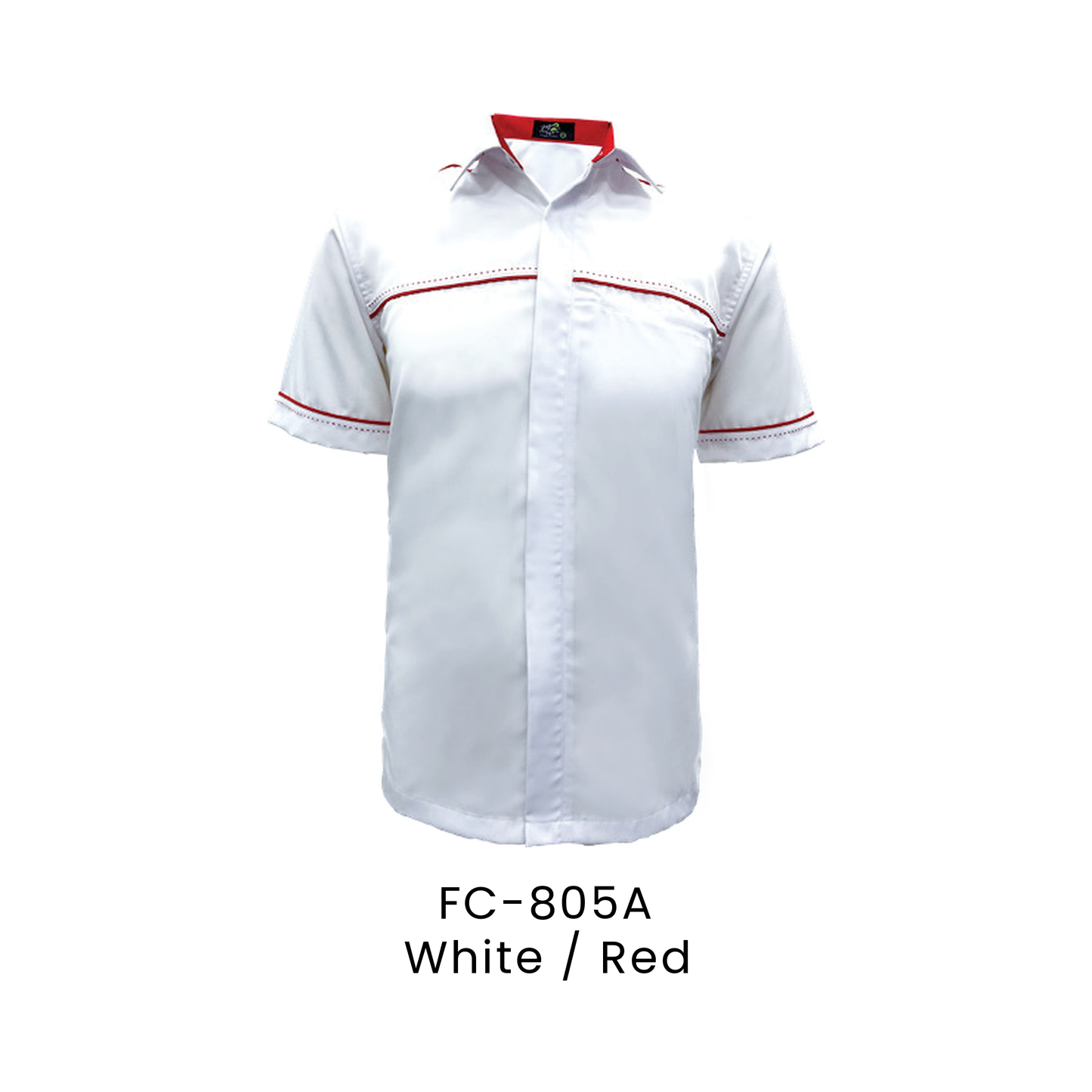 Corporate Uniform - Unisex Short Sleeve 170gsm | White / Red | FC-805A | Artiztee