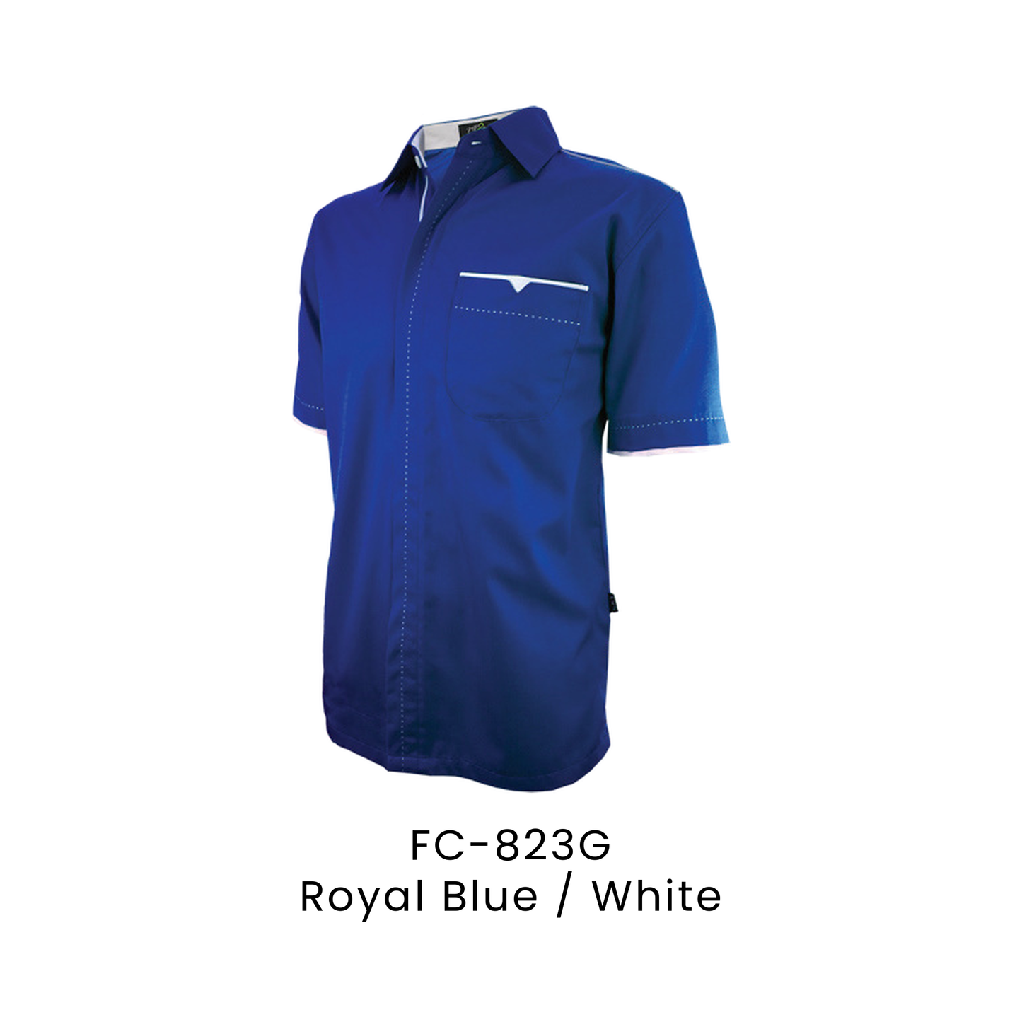 Corporate Uniform - Unisex Short Sleeve 170gsm | Royal Blue / White | FC-823G | Artiztee