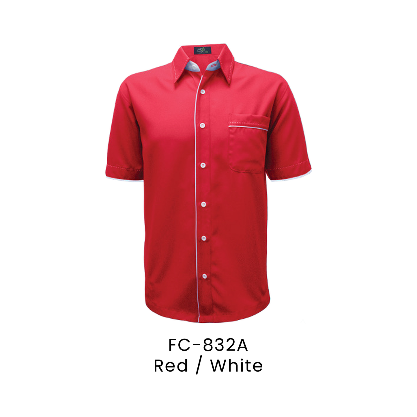 Corporate Uniform - Unisex Short Sleeve 170gsm | Red / White | FC-832A | Artiztee
