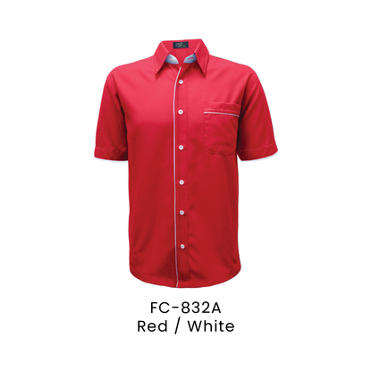 Corporate Uniform - Unisex Short Sleeve 170gsm | Red / White | FC-832A | Artiztee