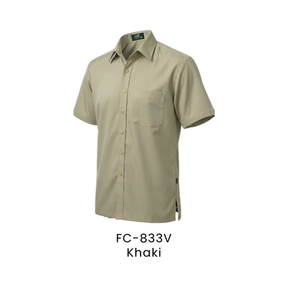 Corporate Uniform - Unisex Short Sleeve 170gsm | Khaki | FC-833V | Artiztee