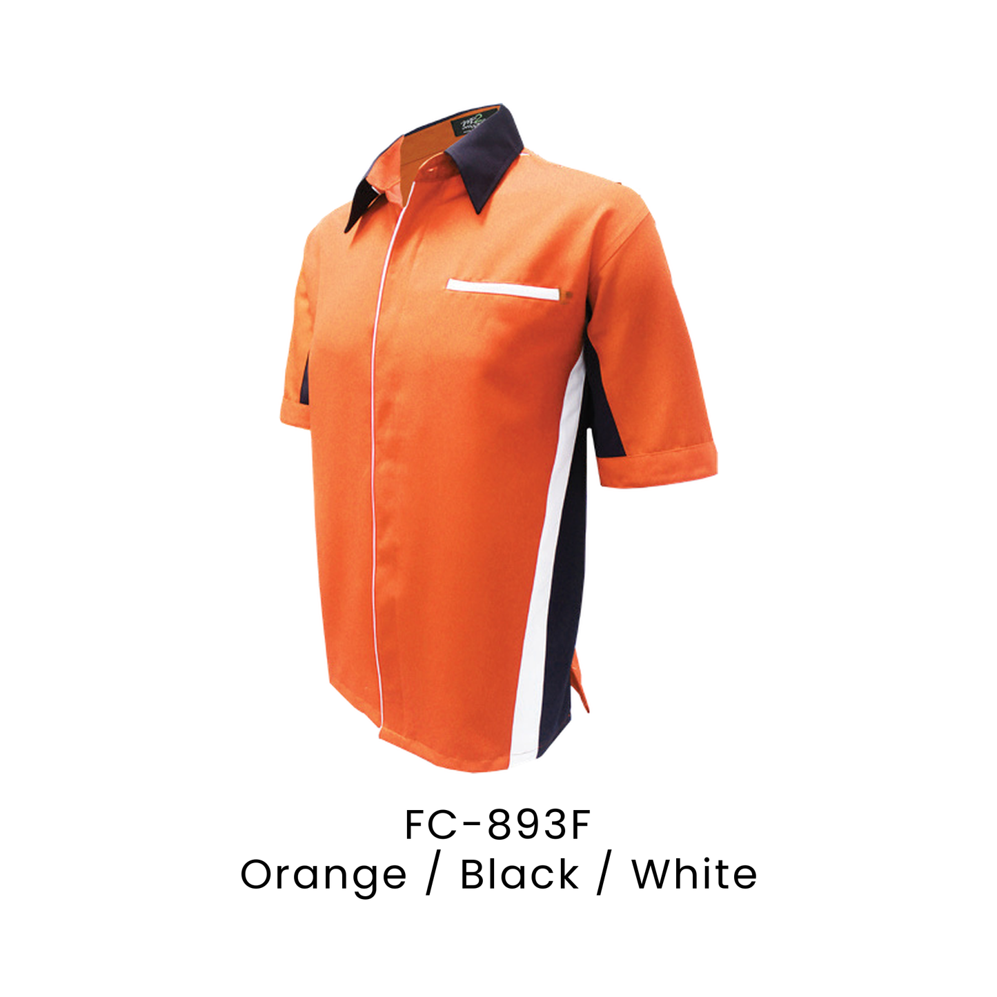 Corporate Uniform - Unisex Short Sleeve 170gsm | Orange / Black / White | FC-893F | Artiztee