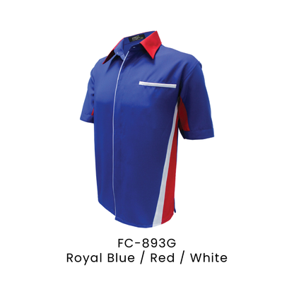 Corporate Uniform - Unisex Short Sleeve 170gsm | Royal Blue / Red / White | FC-893G | Artiztee