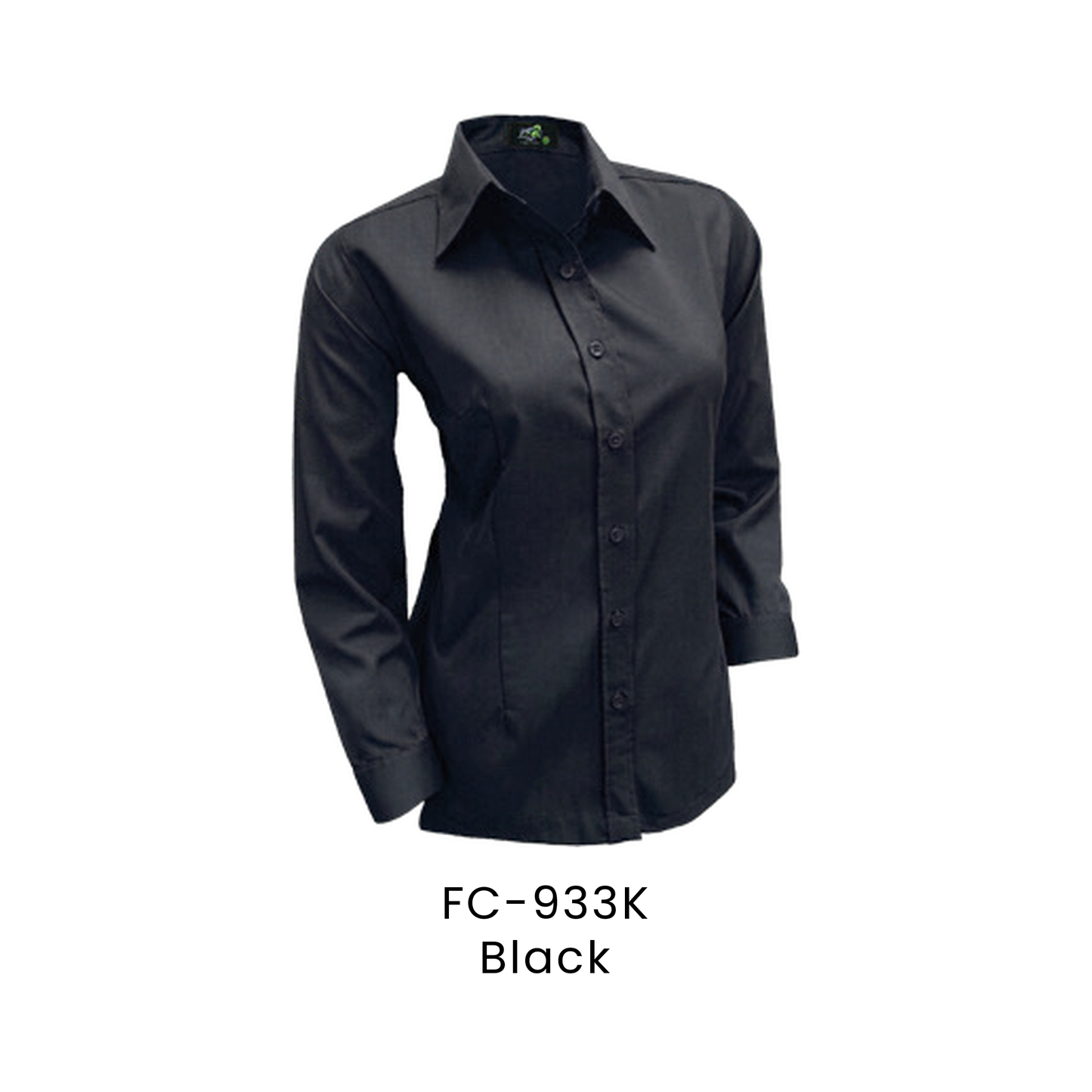 Corporate Uniform - Female Long Sleeve 170gsm | Black | FC-933K | Artiztee