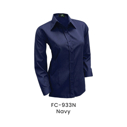 Corporate Uniform - Female Long Sleeve 170gsm | Navy | FC-933N | Artiztee