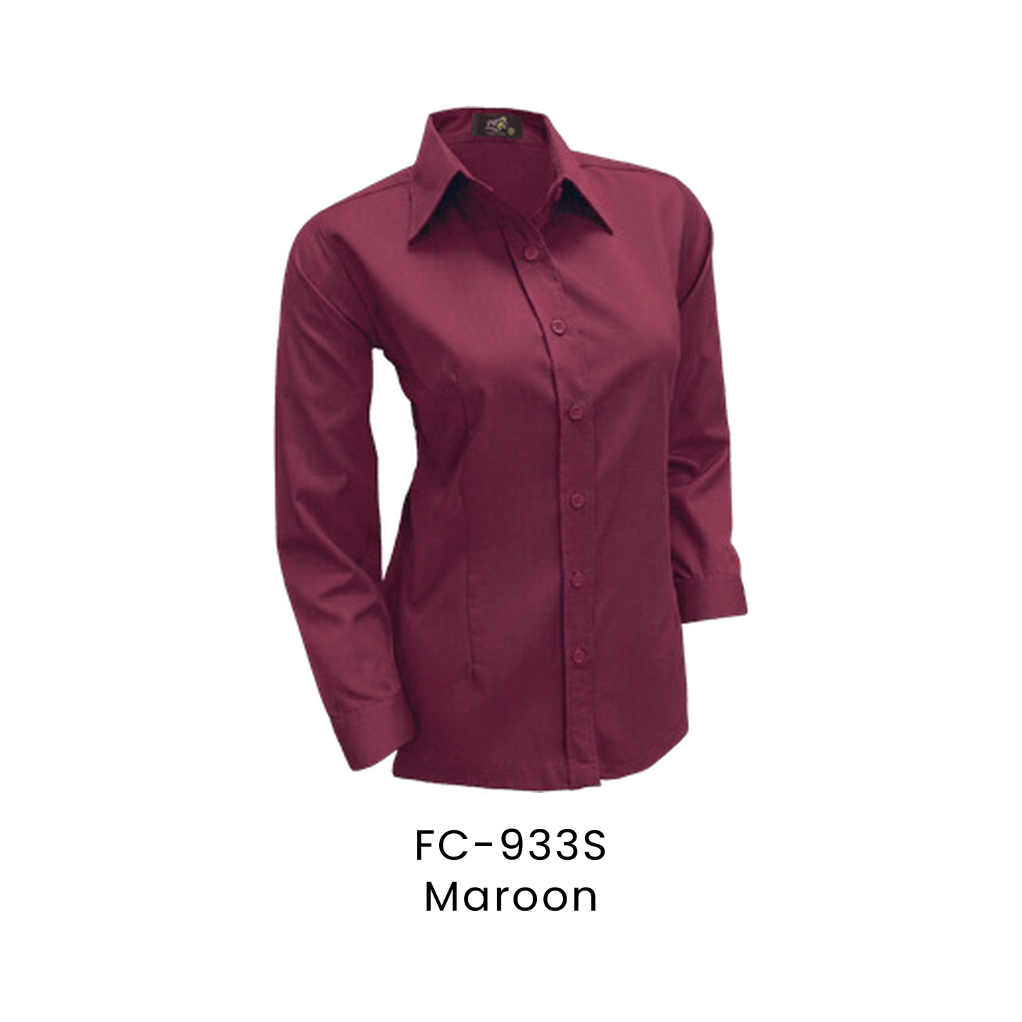 Corporate Uniform - Female Long Sleeve 170gsm | Maroon | FC-933S | Artiztee