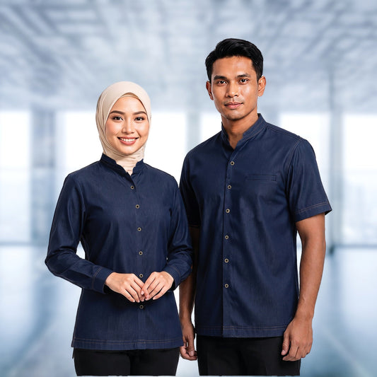 Corporate Uniform - Denimsoft | 200gsm | FD-807 | FD-907 | Model | Artiztee