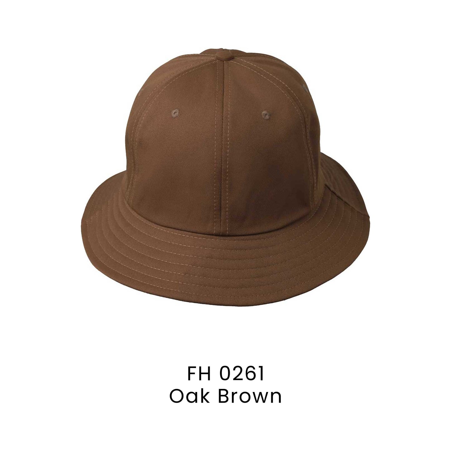 FH 0261 Oak Brown - FH02 fisherman bucket hat
