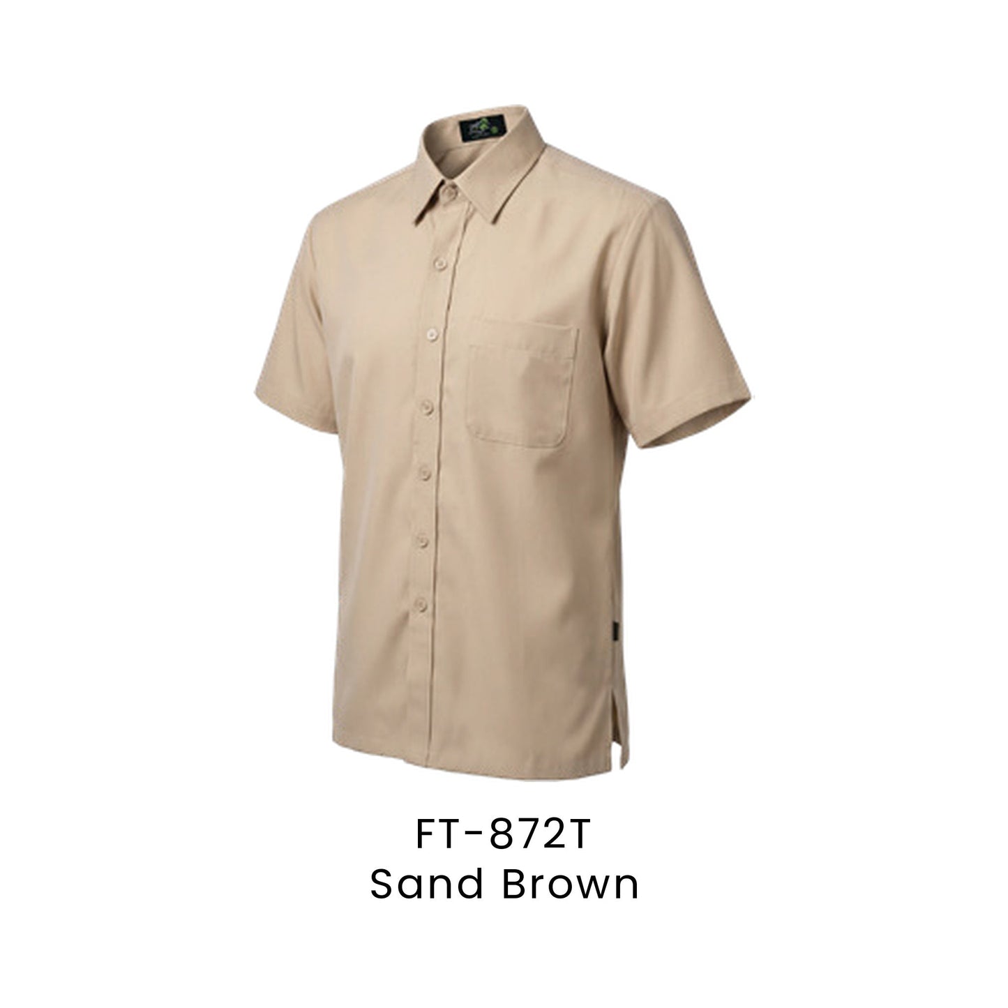 FT-872T Sand Brown - FT-872 unisex corporate uniform shirt