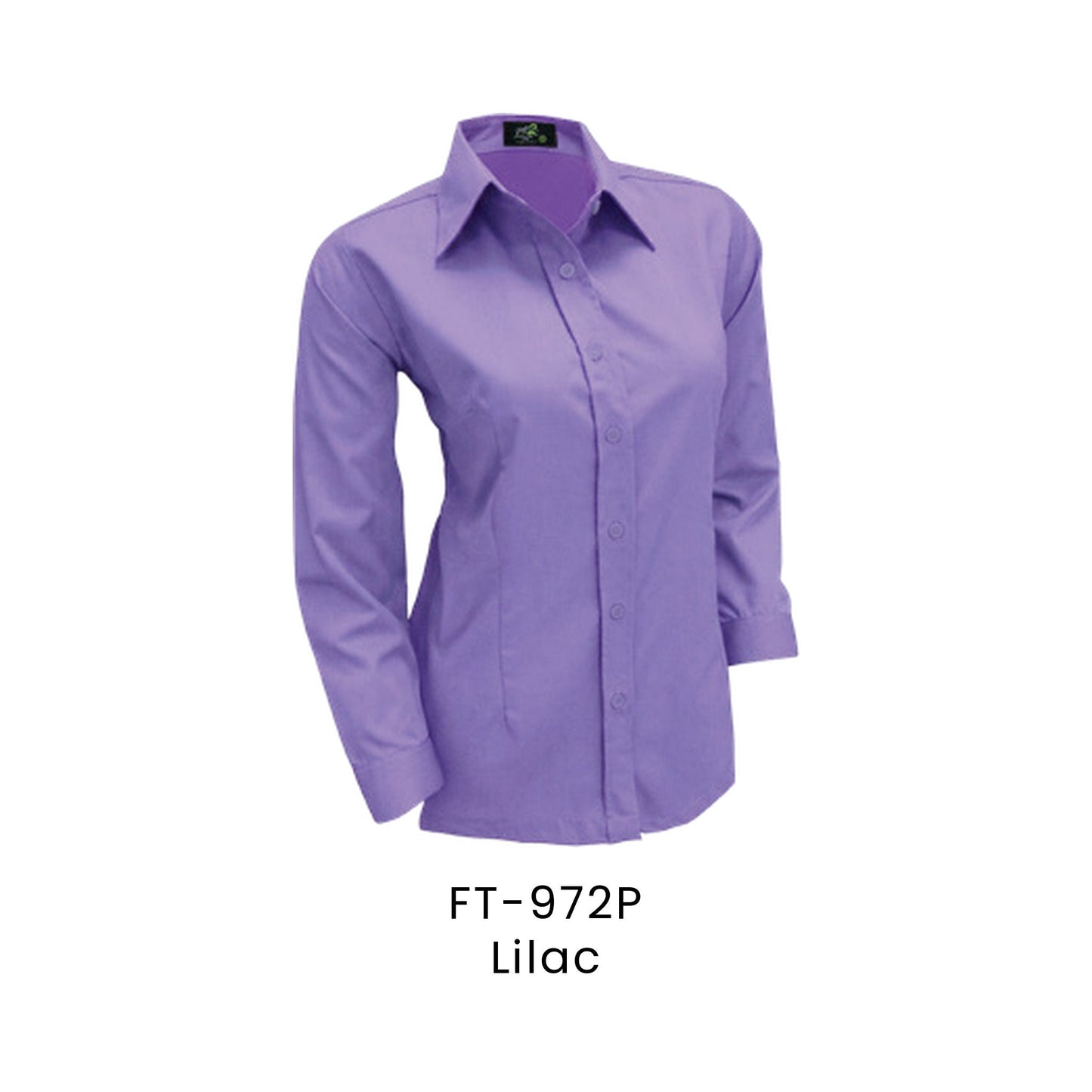 FT-972P Lilac - FT-972 female corporate uniform shirt