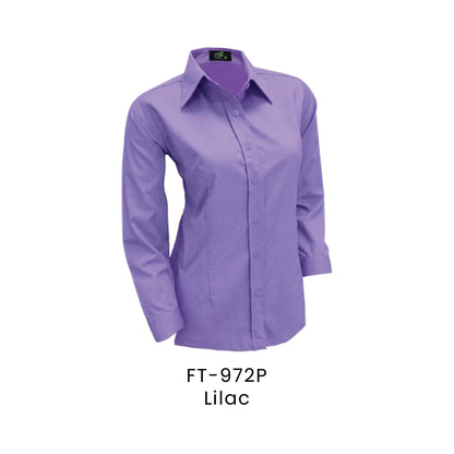 FT-972P Lilac - FT-972 female corporate uniform shirt