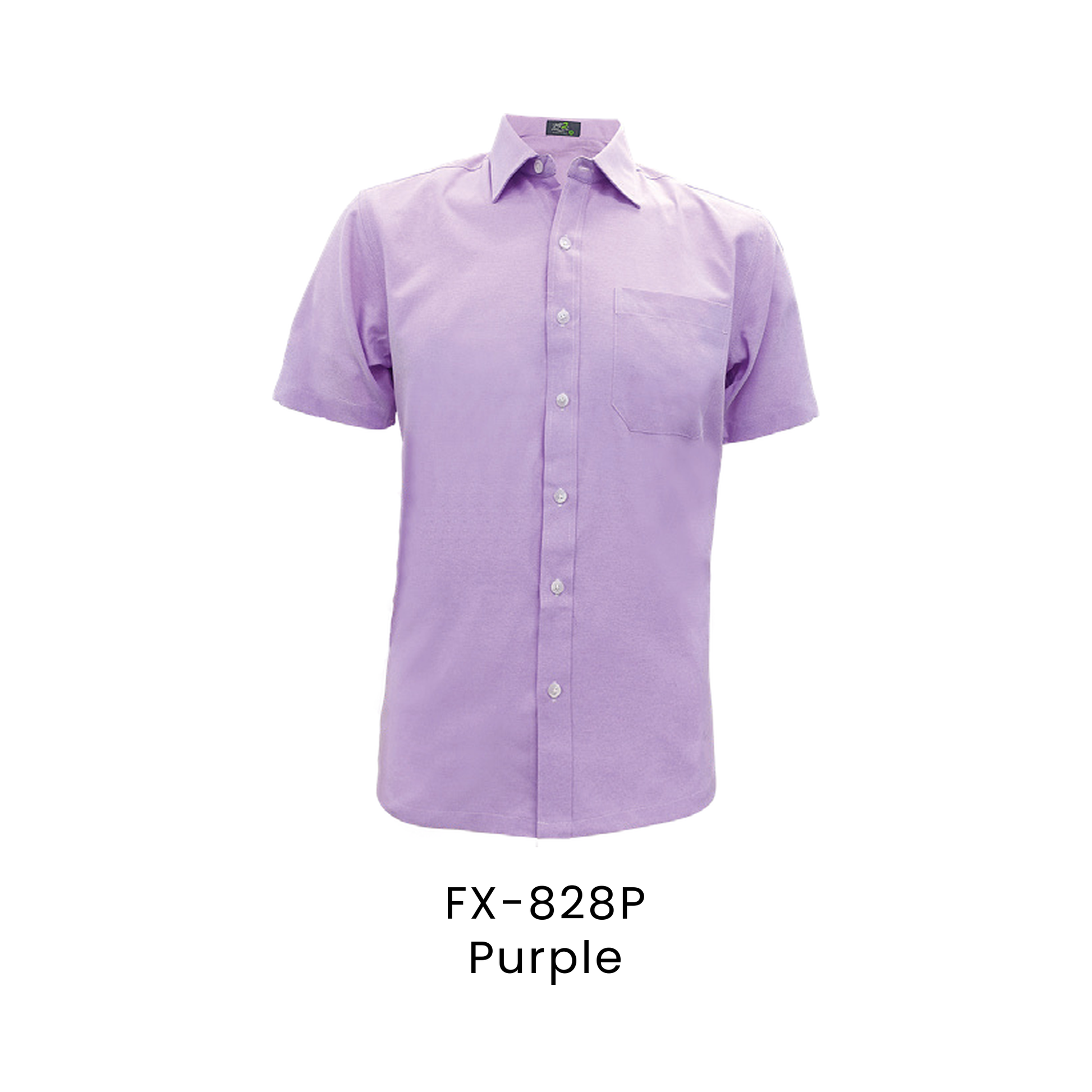 Corporate Uniform - Unisex Short Sleeve Oxford 160gsm | Purple | FX-828P | Artiztee