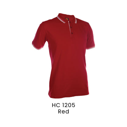 HC 1205 Red - HC12 honeycomb polo shirt