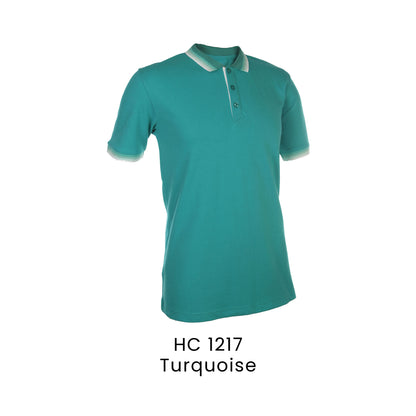 HC 1217 Turquoise - HC12 honeycomb polo shirt
