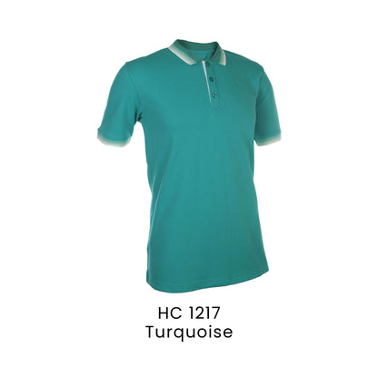 HC 1217 Turquoise - HC12 honeycomb polo shirt