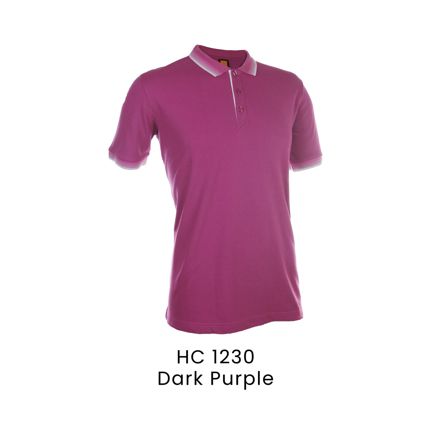 HC 1230 Dark Purple - HC12 honeycomb polo shirt