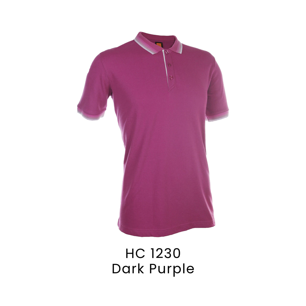 HC 1230 Dark Purple - HC12 honeycomb polo shirt