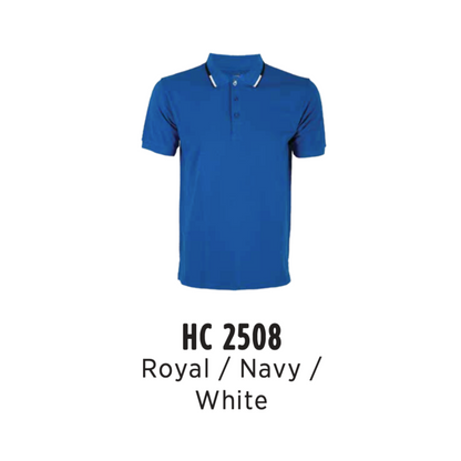 hc2508-custom-polo-unisex-cvc-honeycomb-royal-navy-white