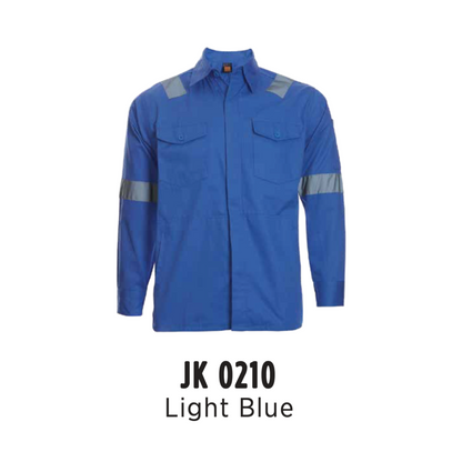 jk0210-work-jacket-with-reflective-tape-cotton-unisex-plain-light-blue