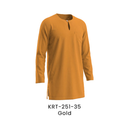 Kurta Teluk Belanga - Toyobo | 170gsm | KRT-251 Regular Fit | Gold | KRT-251-35 | Artiztee
