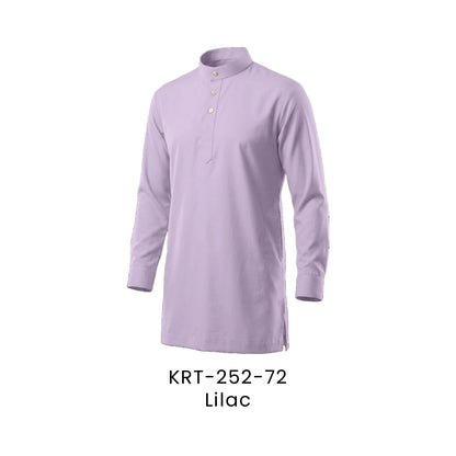Kurta Cekak Musang - Toyobo | 170gsm | KRT-252 Regular Fit | Lilac | KRT-252-72 | Artiztee