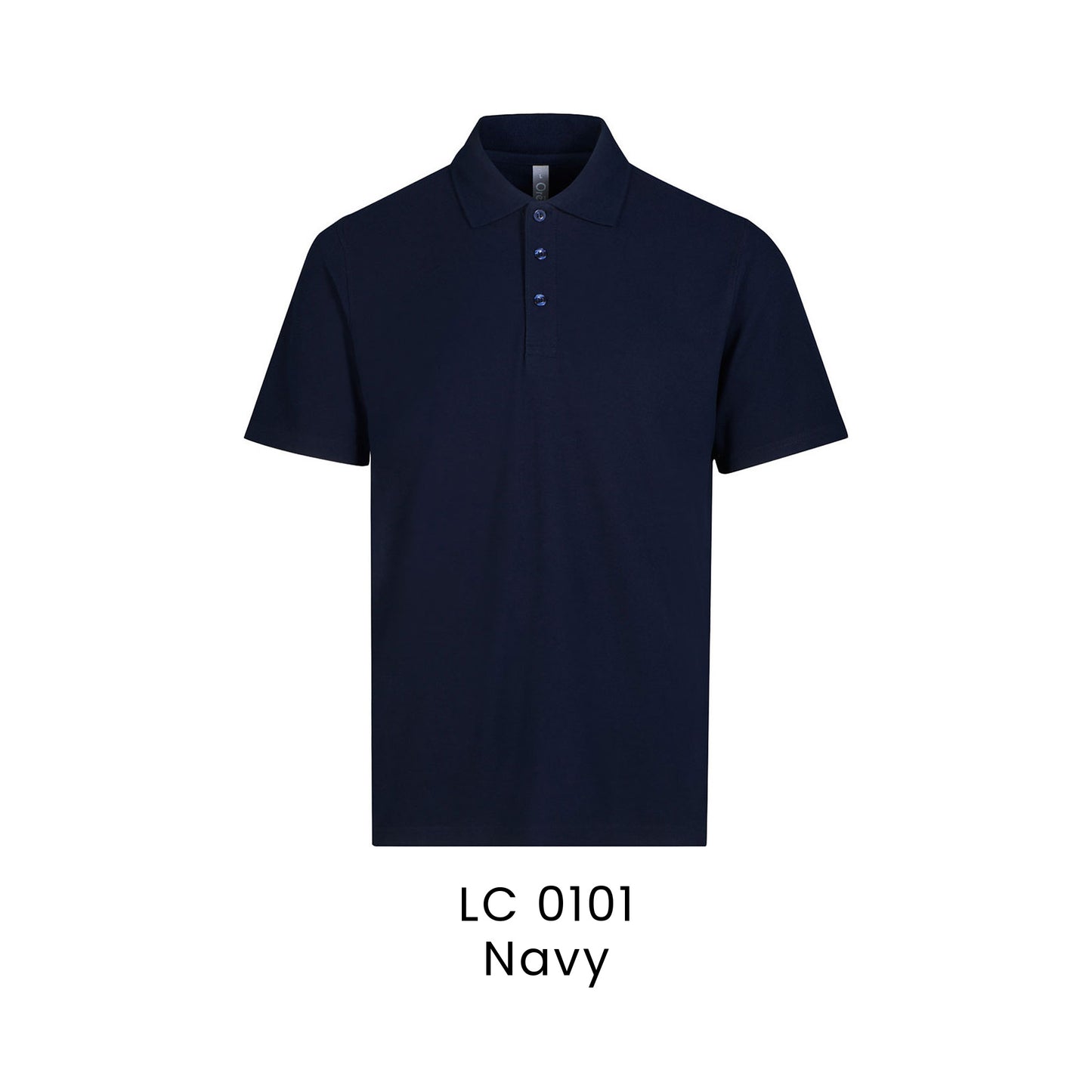 LC 0101 Navy - LC01 premium CVC polo shirt