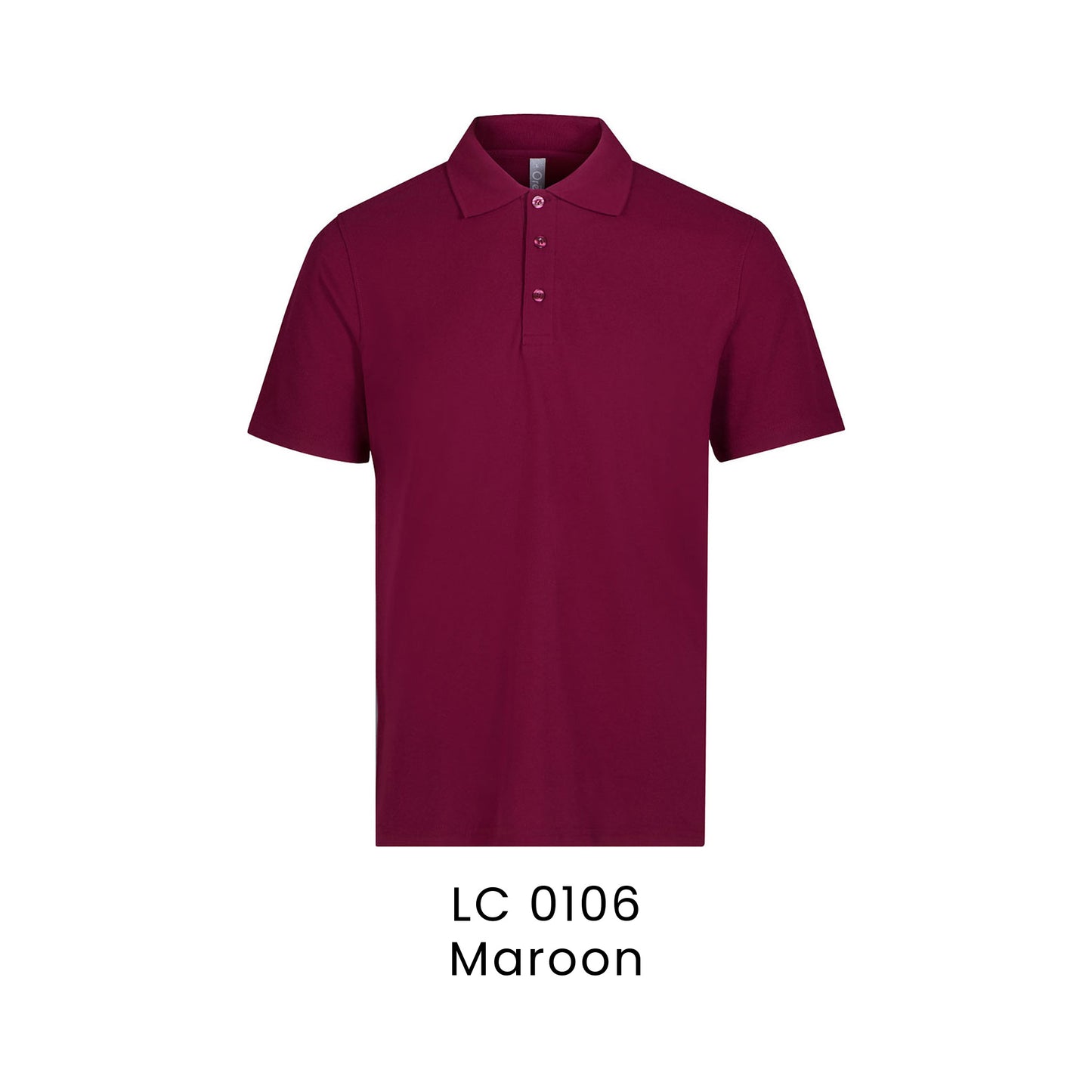 LC 0106 Maroon - LC01 premium CVC polo shirt
