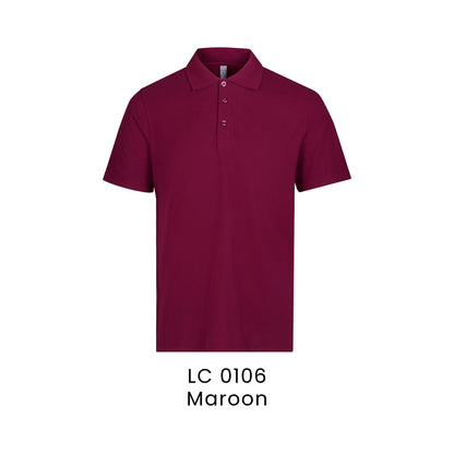 LC 0106 Maroon - LC01 premium CVC polo shirt