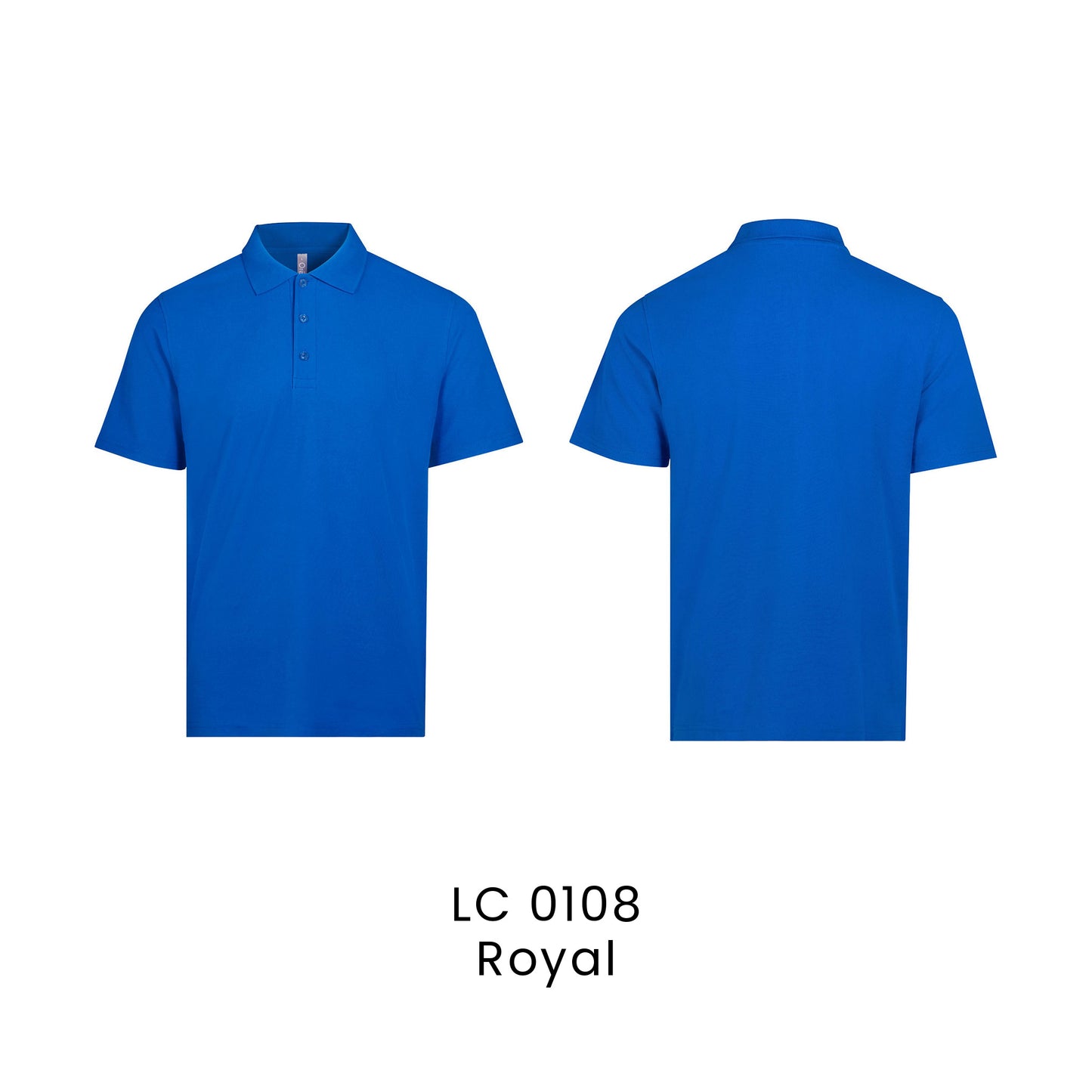 LC 0108 Royal - LC01 premium CVC polo shirt