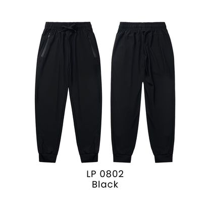LP 0802 Black - LP08 kids sports long pant