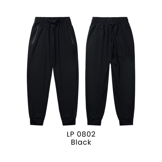 LP 0802 Black - LP08 kids sports long pant