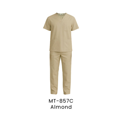Medical Scrub - Unisex Top Only | MT-857 | Almond | MT-857C | Artiztee