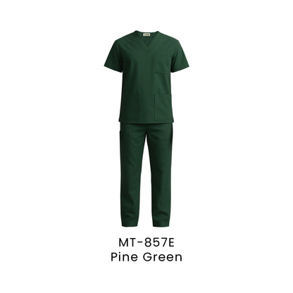 Medical Scrub - Unisex Top Only | MT-857 | Pine Green | MT-857E | Artiztee