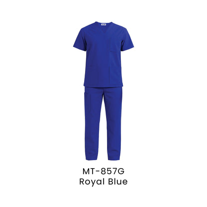 Medical Scrub - Unisex Top Only | MT-857 | Royal Blue | MT-857G | Artiztee