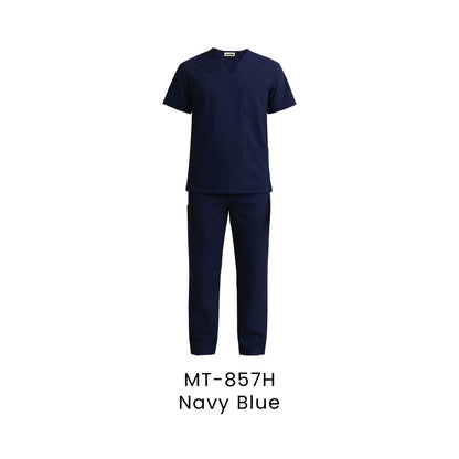 Medical Scrub - Unisex Top Only | MT-857 | Navy Blue | MT-857H | Artiztee