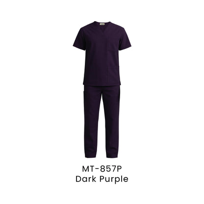 Medical Scrub - Unisex Top Only | MT-857 | Dark Purple | MT-857P | Artiztee
