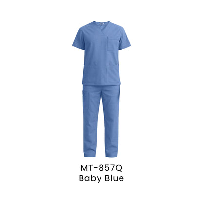 Medical Scrub - Unisex Top Only | MT-857 | Baby Blue | MT-857Q | Artiztee