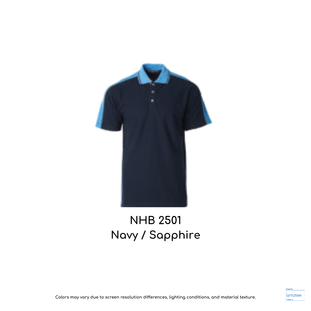 Unisex Polo - Muller 220gsm | Navy Sapphire | NHB2501