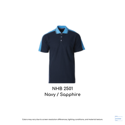 Unisex Polo - Muller 220gsm | Navy Sapphire | NHB2501